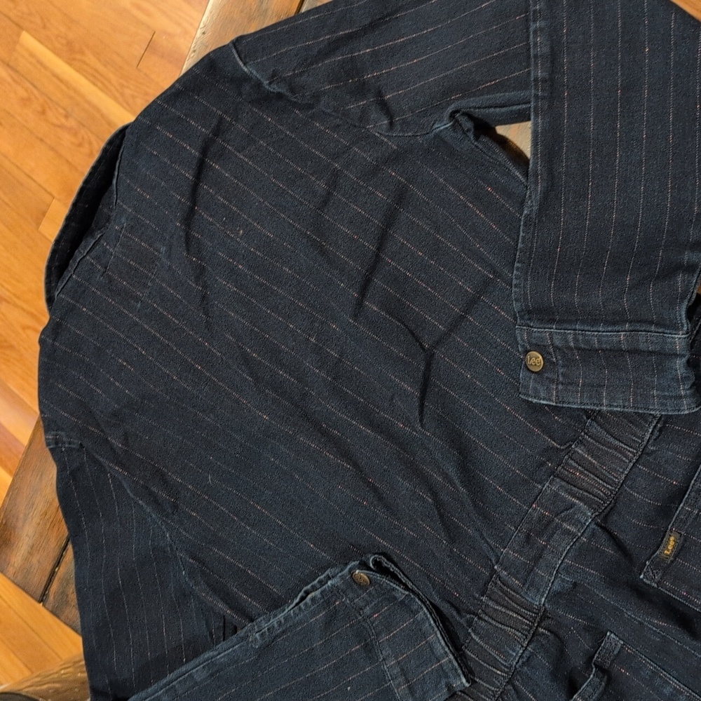 Lee Union-alls Denim Jumpsuit Pinstripe - Picture 9 of 12
